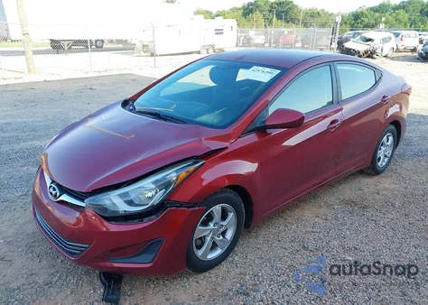 2014 Hyundai Elantra Se из США, поврежденный, VIN 5NPDH4AE5EH536092